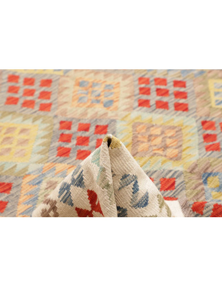 Kilim 207x292 Cm Kilim Afghanistan, Lana Cardata A Mano