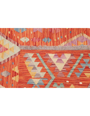Kilim 200x296 Cm Kilim, Afghanistan, Lana Cardata A Mano,