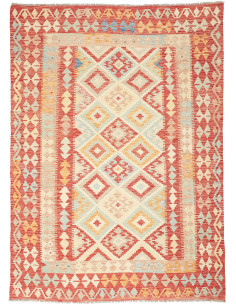 Kilim 174x242 Cm Kilim Afghanistan Hand-carded Wool warp: