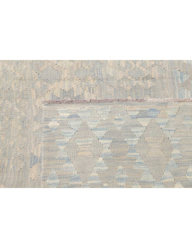 Kilim 206x297 Cm Kilim Afgano, Lana Cardata A Mano, Ordito