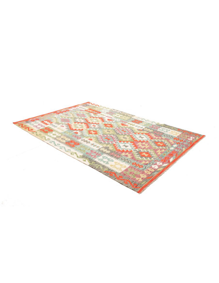 Kilim 171x244 Cm Afghan Kilim, Hand-carded Wool (cotton