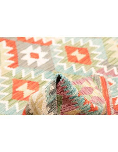 Kilim 171x244 Cm Afghan Kilim, Hand-carded Wool (cotton