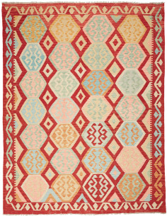 Kilim 185x241 Cm Kilim, Afghanistan, Lana Cardata A Mano