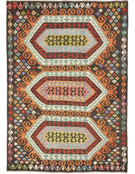 Kilim 178x248 Cm Kilim Afghanistan Hand-carded Wool Cotton