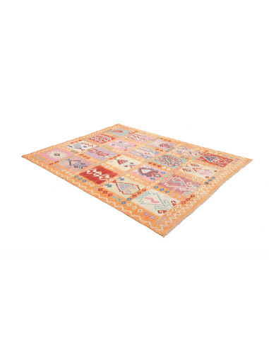 Kilim 182x230 Cm Kilim, Afghanistan, Hand-carded Wool