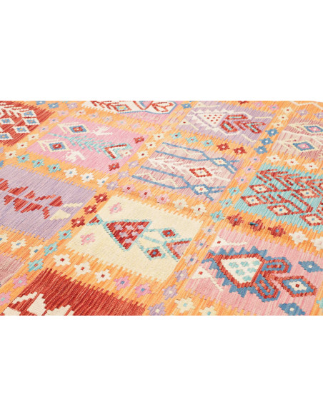 Kilim 182x230 Cm Kilim, Afghanistan, Lana Cardata A Mano