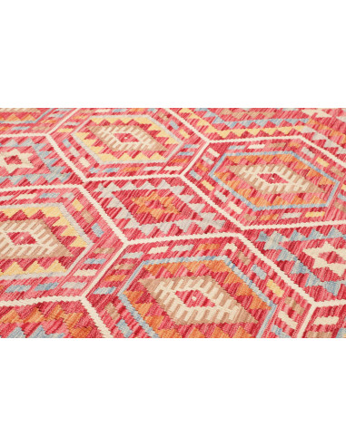 Kilim 184x241 Cm Kilim, Afghanistan, Hand-carded Wool (warp: