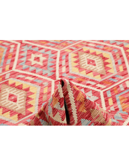 Kilim 184x241 Cm Kilim, Afghanistan, Hand-carded Wool (warp: