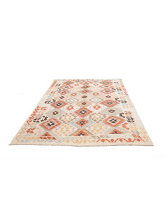 Kilim 185x252 Cm Kilim, Afghanistan, Hand-carded Wool (warp: 2