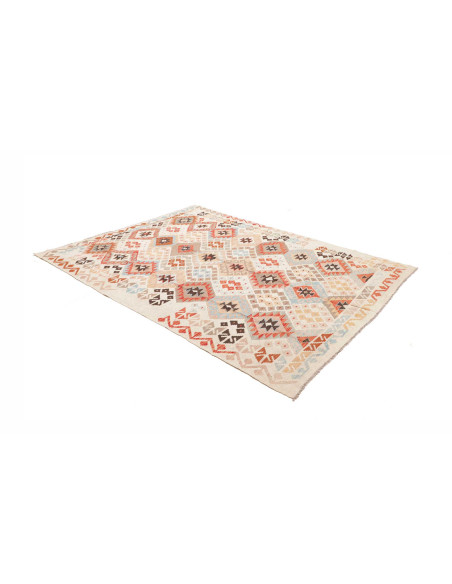 Kilim 185x252 Cm Kilim, Afghanistan, Hand-carded Wool (warp: