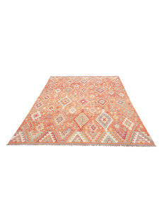 Kilim 175x249 Cm Kilim Afgano In Lana Cardata A Mano 2