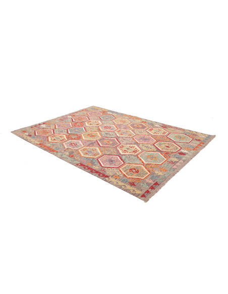 Kilim 179x243 Cm Kilim, Afghanistan, Lana Cardata A Mano,