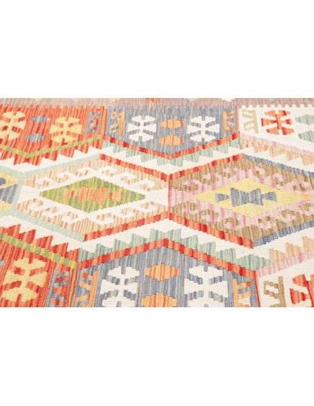 Kilim 186x246 Cm Kilim Afghanistan, Lana Cardata A Mano