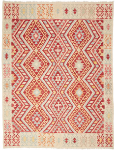 Kilim 182x242 Cm Kilim, Afghanistan, Hand-carded Wool warp: