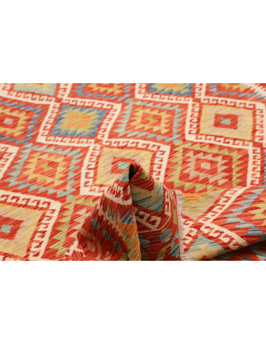 Kilim 169x246 Cm Kilim Afghanistan, Hand-carded Wool (warp: