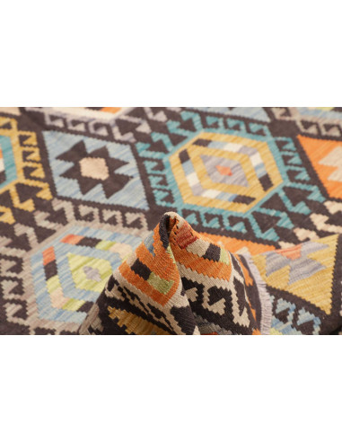 Kilim 183x246 Cm Kilim, Afghanistan, Hand-carded Wool,
