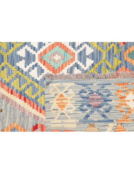 Kilim 146x206 Cm Kilim, Afghanistan, Lana Cardata A Mano,