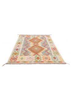 Kilim 149x204 Cm Afghan Kilim, Hand-carded Wool, Cotton, 0.3 2