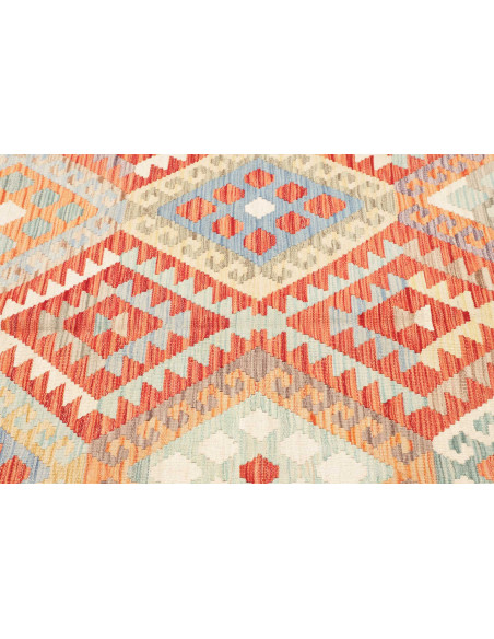 Kilim 150x192 Cm Kilim, Afghanistan, Lana Cardata A Mano,