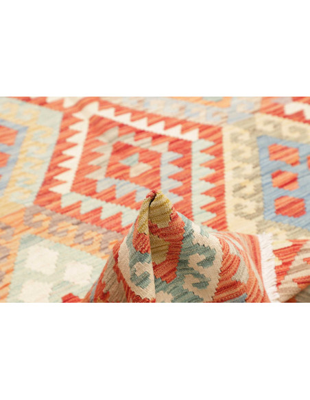 Kilim 150x192 Cm Kilim, Afghanistan, Hand-carded Wool,