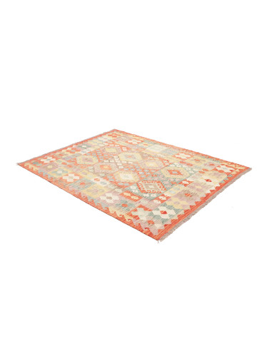 Kilim 150x193 Cm Kilim, Afghanistan, Hand-carded Wool
