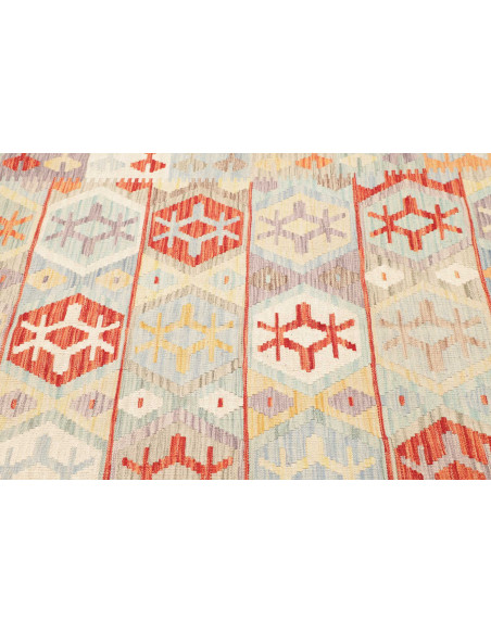 Kilim 150x193 Cm Kilim Afghanistan Hand-carded Wool Cotton