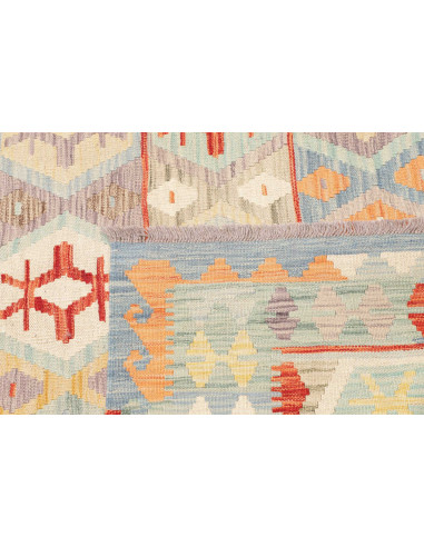 Kilim 150x193 Cm Kilim Afghanistan Hand-carded Wool Cotton