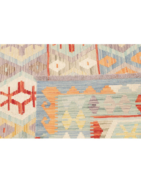 Kilim 150x193 Cm Kilim Afghanistan Hand-carded Wool Cotton