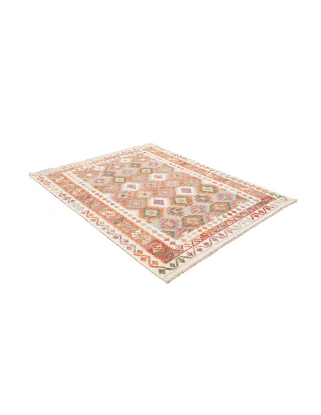 Kilim 154x188 Cm Kilim, Afghanistan, Hand-carded Wool (warp:
