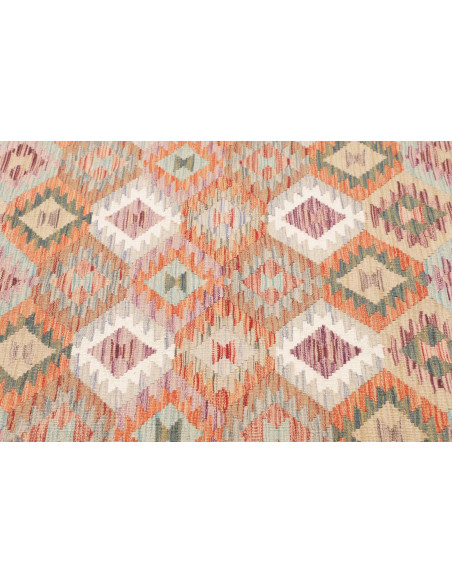 Kilim 154x188 Cm Kilim, Afghanistan, Hand-carded Wool (warp: