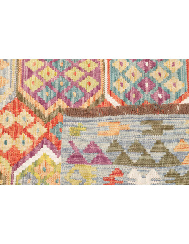 Kilim 120x172 Cm Kilim, Afghanistan, Hand-carded Wool, 0.3