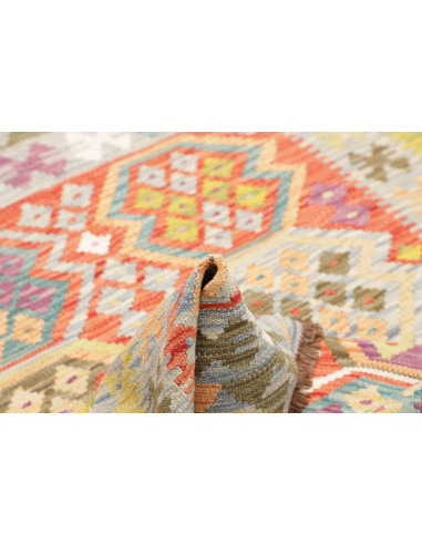 Kilim 120x172 Cm Kilim, Afghanistan, Hand-carded Wool, 0.3