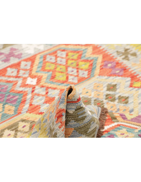 Kilim 120x172 Cm Kilim, Afghanistan, Hand-carded Wool, 0.3