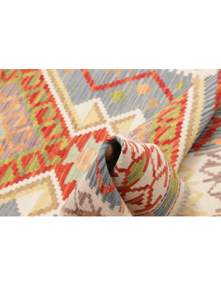 Kilim 123x178 Cm Kilim, Afghanistan, Hand-carded Wool (warp: