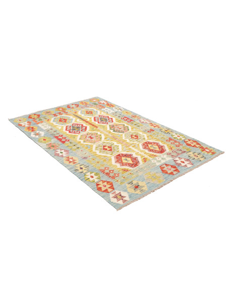 Kilim 121x177 Cm Kilim, Afghanistan, Hand-carded Wool (warp: