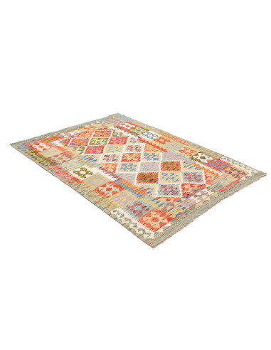 Kilim 131x175 Cm Kilim Afghanistan, Lana Cardata A Mano,