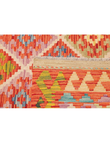 Kilim 126x180 Cm Kilim, Afghanistan, Hand-carded Wool (warp: