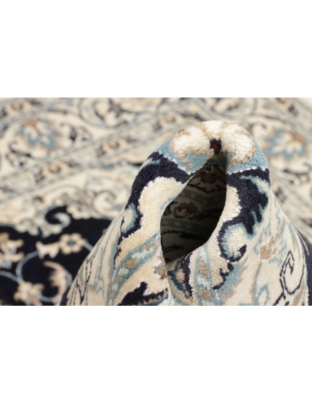 Tappeto Nain Kashmar Persia bianco grigio 165x245