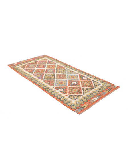 Kilim 102x199 Cm Kilim Afghanistan Hand-carded Wool