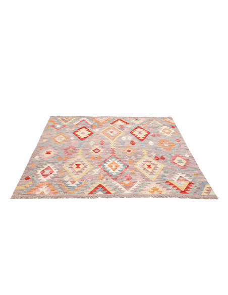 Kilim 151x149 Cm Kilim, Afghanistan, Lana Cardata A Mano