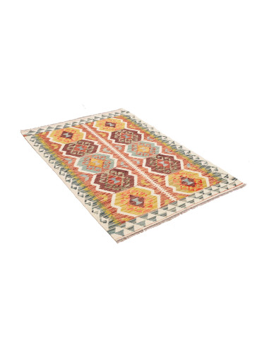 Kilim 98x143 Cm Kilim, Afghanistan, Lana Cardata A Mano
