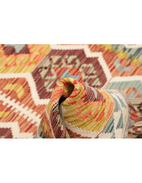 Kilim 98x143 Cm Kilim, Afghanistan, Lana Cardata A Mano