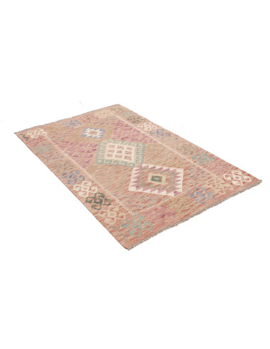 Kilim 98x142 Cm Kilim, Afghanistan, Hand-carded Wool (warp: