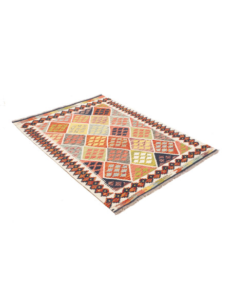 Kilim 107x151 Cm Kilim, Afghanistan, Hand-carded Wool (warp: