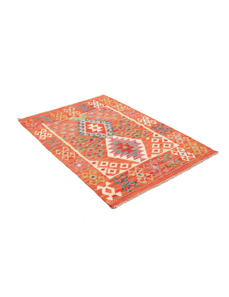 Kilim 104x149 Cm Kilim Afghanistan Hand-carded Wool, Cotton