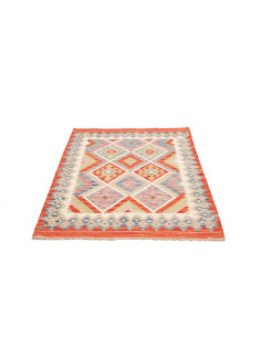 Kilim 106x139 Cm Kilim, Afghanistan, Lana Cardata A Mano, 2