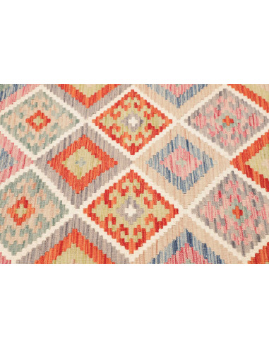 Kilim 106x139 Cm Kilim, Afghanistan, Lana Cardata A Mano,