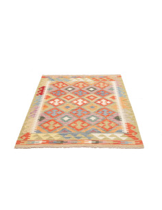 Kilim 104x146 Cm Kilim, Afghanistan, Hand-carded Wool (warp: 2