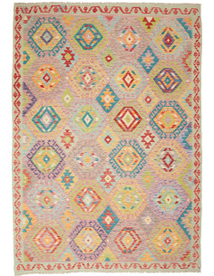 Kilim 173x247 Cm Kilim Afghanistan Wool Multicolored
