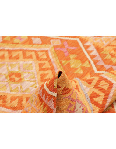 Kilim 126x188 Cm Kilim, Afghanistan, Hand-carded Wool (warp: